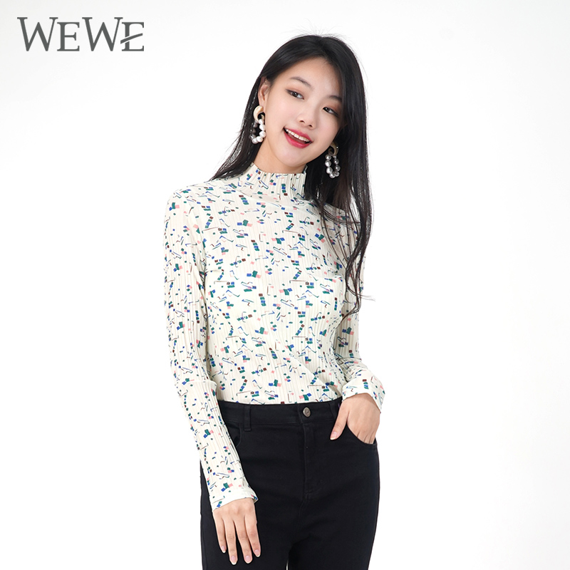 高弹WEWE唯唯休闲紧身打底衫