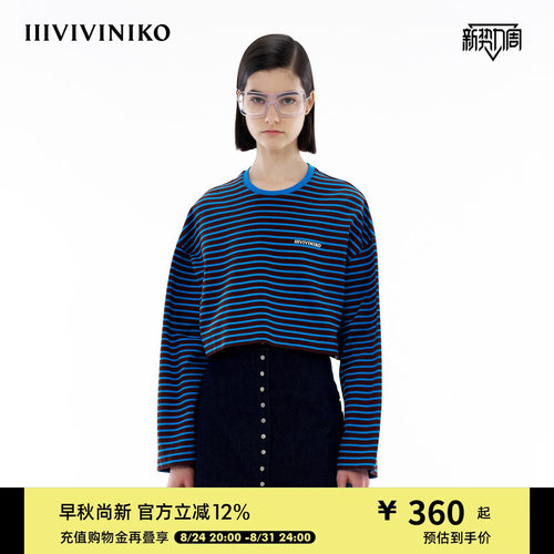 截短长袖T恤IIIVIVINIKO