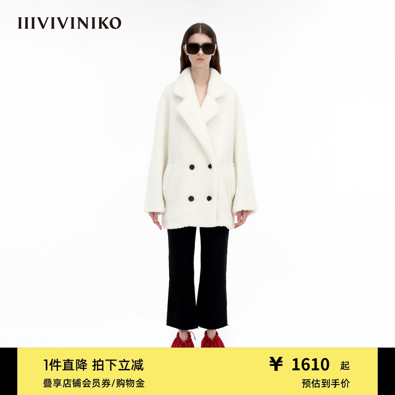羊毛短大衣IIIVIVINIKO