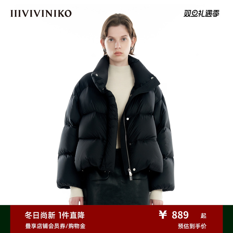 鸭绒面包羽绒服IIIVIVINIKO