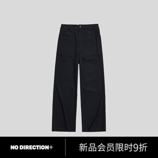 裤 感中高腰西装 羊毛直筒工装 N540811328C DIRECTION