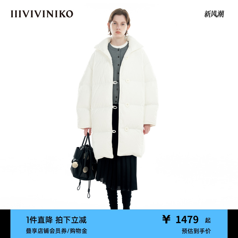 长款高领羽绒服IIIVIVINIKO