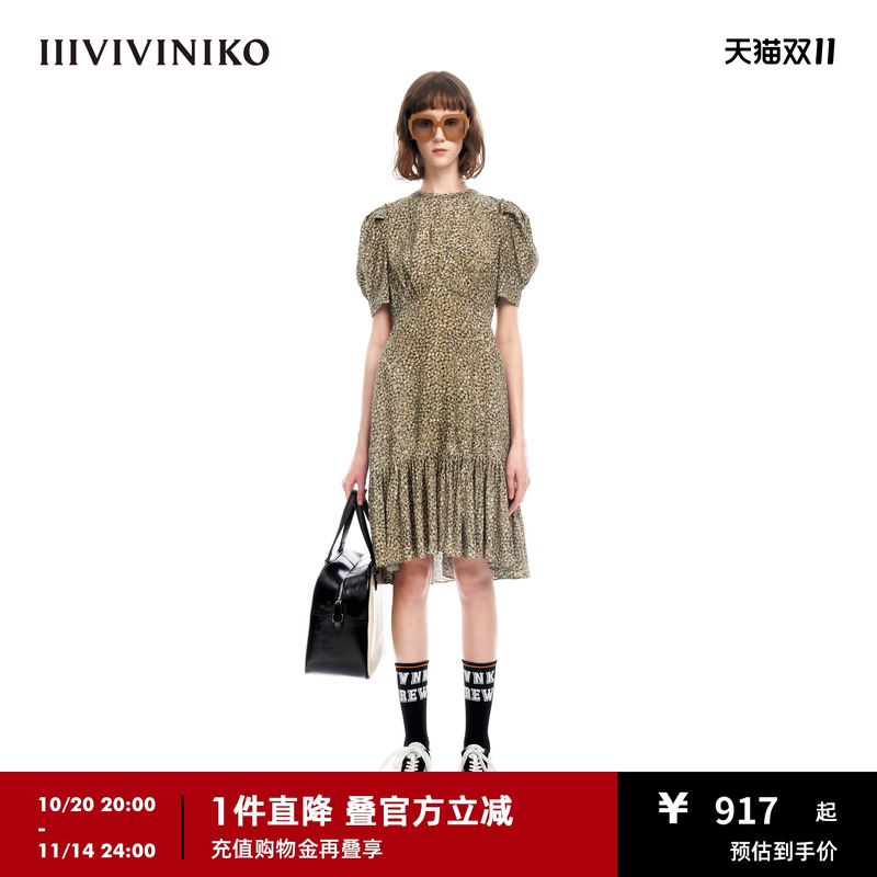 连衣裙碎花IIIVIVINIKO