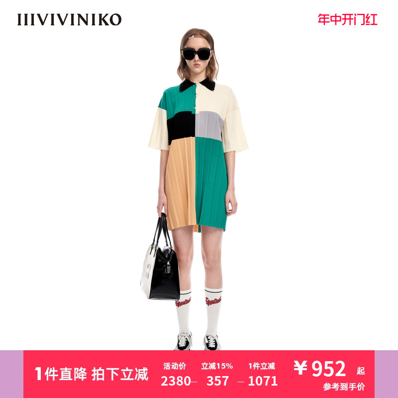 T恤针织连衣裙IIIVIVINIKO