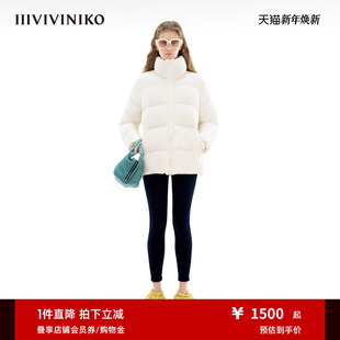 IIIVIVINIKO设计师品牌冬季 宽松H型鹅绒羽绒服女R349148071D 新品