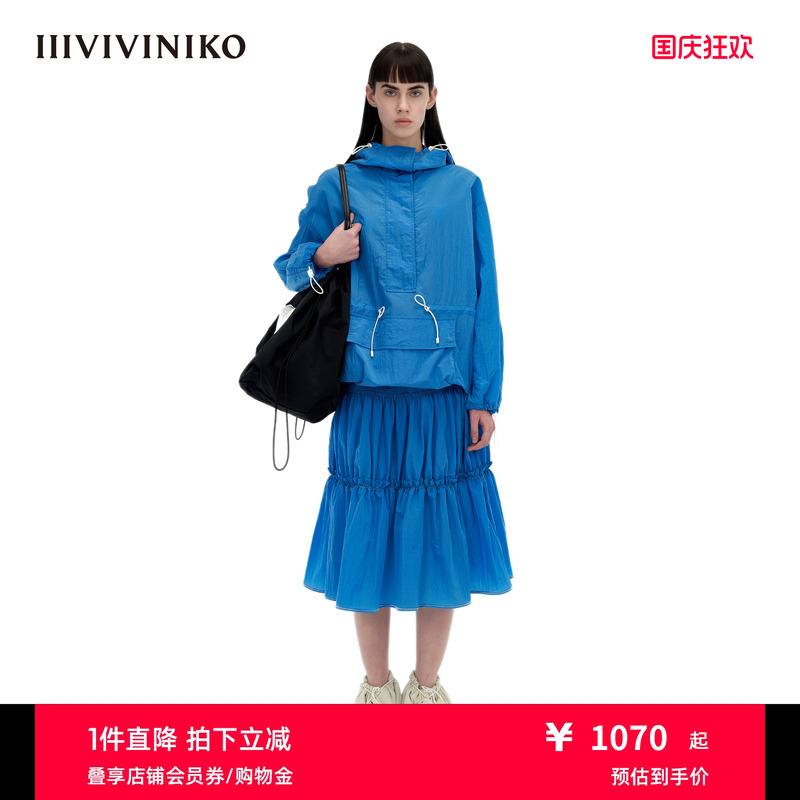 IIIVIVINIKO皱感宽松上衣