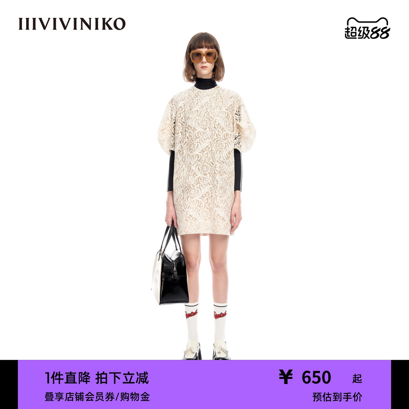 夏季蕾丝复古IIIVIVINIKO