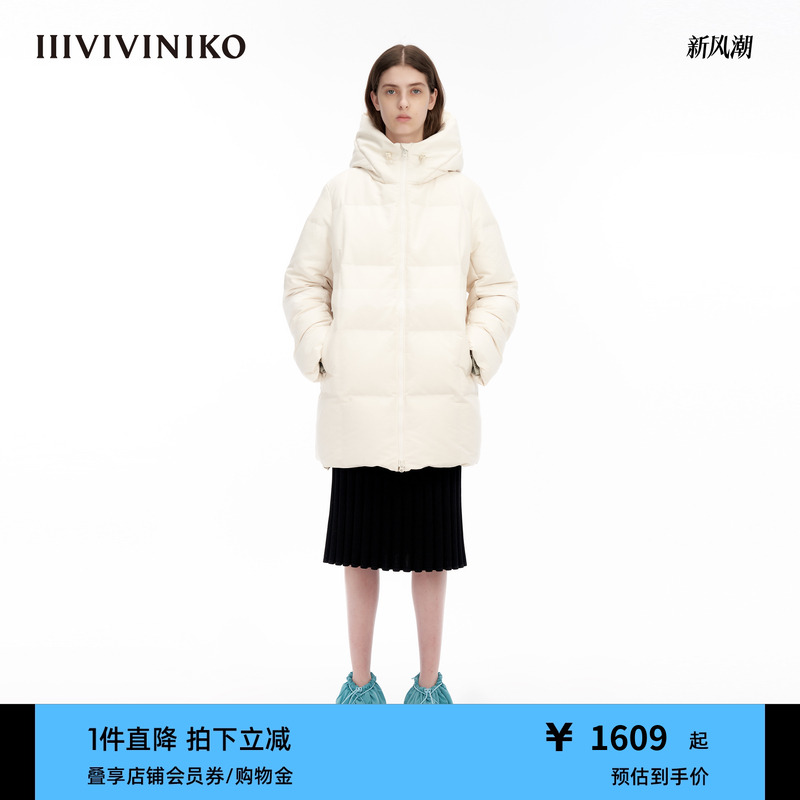 加拿大鹅羽绒IIIVIVINIKO连帽