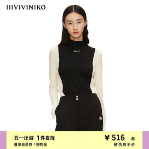 黑白打底衫IIIVIVINIKO