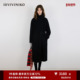 IIIVIVINIKO2025冬新款 气质腰带长款 双面呢大衣女M549011109D