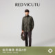潮流外套休闲日常百搭新款 风衣复古时尚 风衣 短款 VICUTU威可多男士
