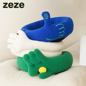 zeze冬季保暖猫窝床四季通用可拆洗可爱手势猫咪窝垫宠物用品大全