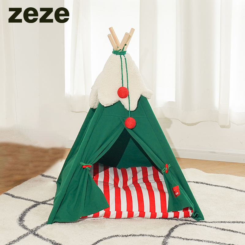 zeze雪上宠物帐篷猫窝
