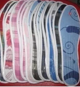 男士女式鞋垫纯棉布鞋垫 独立包装 袜底袜垫脚垫 花色