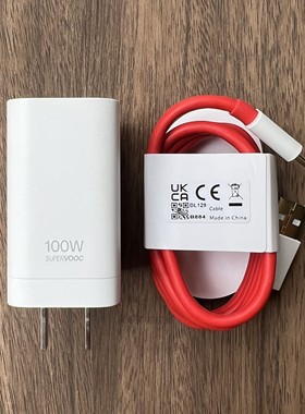 OnePlus一加Ace3V  Ace3原装充电器超级快充100W充电插头闪充原配红色Type-C数据线10A手机充电线