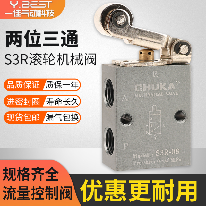 厂家直销巨开S3R滚轮机械阀