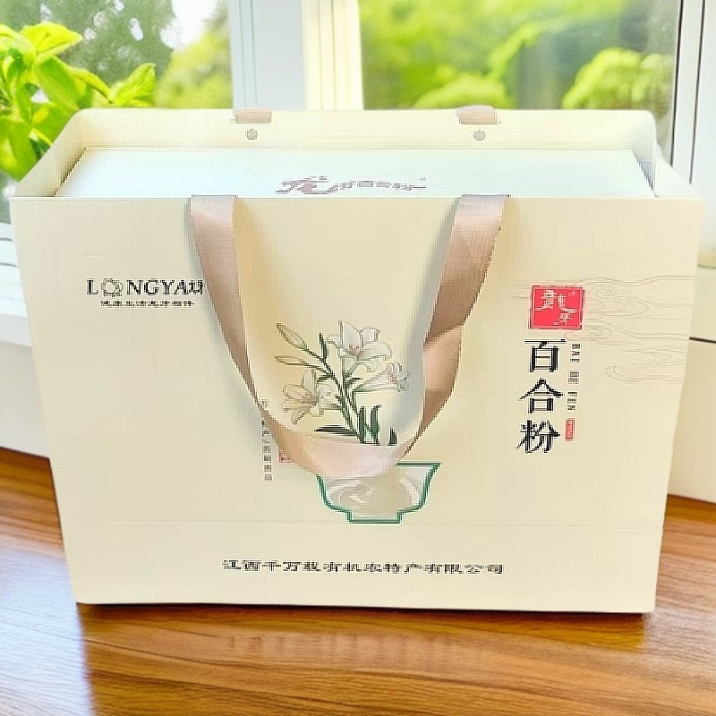 万载特产龙牙百合粉正宗纯粉无添加送人高档礼盒装独立小包装