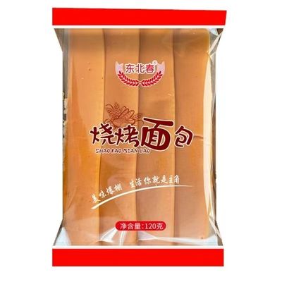 烧烤面包120g港式排包一袋里四条10袋40片原味早餐需要冷冻保存
