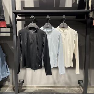 运动高弹上衣 李宁长袖 女子健身系列修身 新款 ATLW062 T恤2026春季