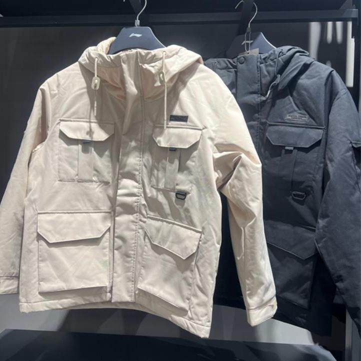 Lining李宁运动潮流系列男子棉外套连帽短棉服工装夹克AJMU207,运动服/休闲服装,运动棉衣,淘宝优惠券,粉丝福利购,淘宝优惠卷