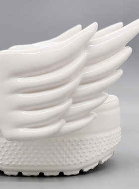 尾跨境新品 CROC Attachments 洞洞鞋天使翅膀 尾翼吊坠鞋子吊坠