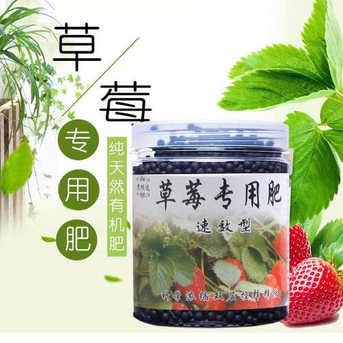 草莓肥料专用肥料果苗有机复合肥料草莓缓释肥盆栽草莓营养液生根