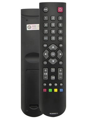 适用于TCL电视机遥控器RC2000C11通用RC2000C02 L19/24E11BD L32/42V10 L32F1680B L37F11BDB L48F3500A