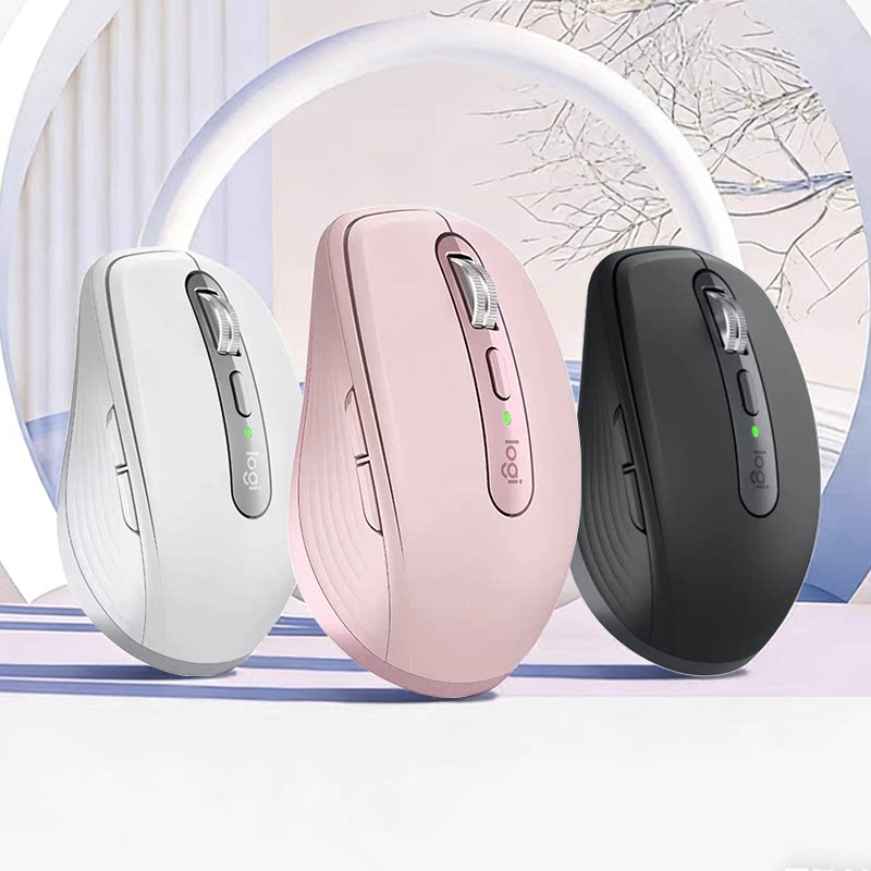 罗技MX Anywhere3S静音蓝牙无线鼠标充电MAC笔记本台式电脑办公