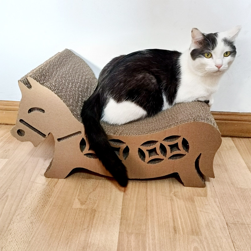 马年新品马上有钱猫抓板新年吉祥