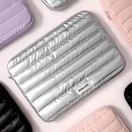 新款星辉电脑内胆包 13.3寸/14寸电脑包 绗缝羽绒布笔记本电脑包