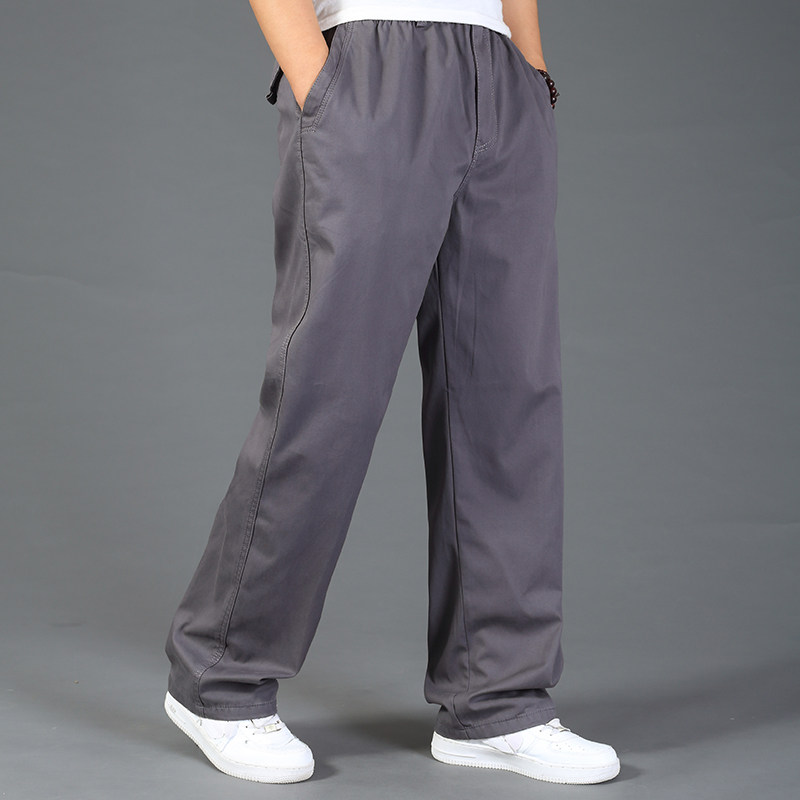 秋冬男士休闲长裤加肥加大码肥佬户外多口袋工装裤纯棉宽松运动裤,男装,大码下装,淘宝优惠券,粉丝福利购,淘宝优惠卷
