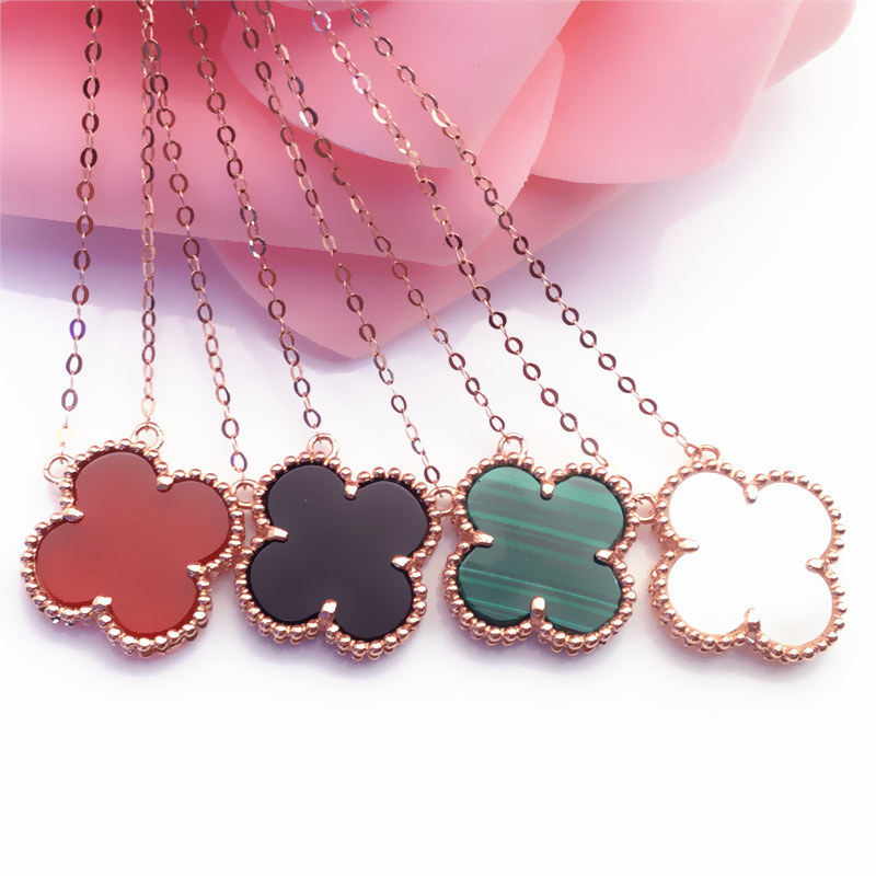 翁氏珠宝纯 紫金585紫金 14K玫瑰金 奢华经典流行款花套链送女友