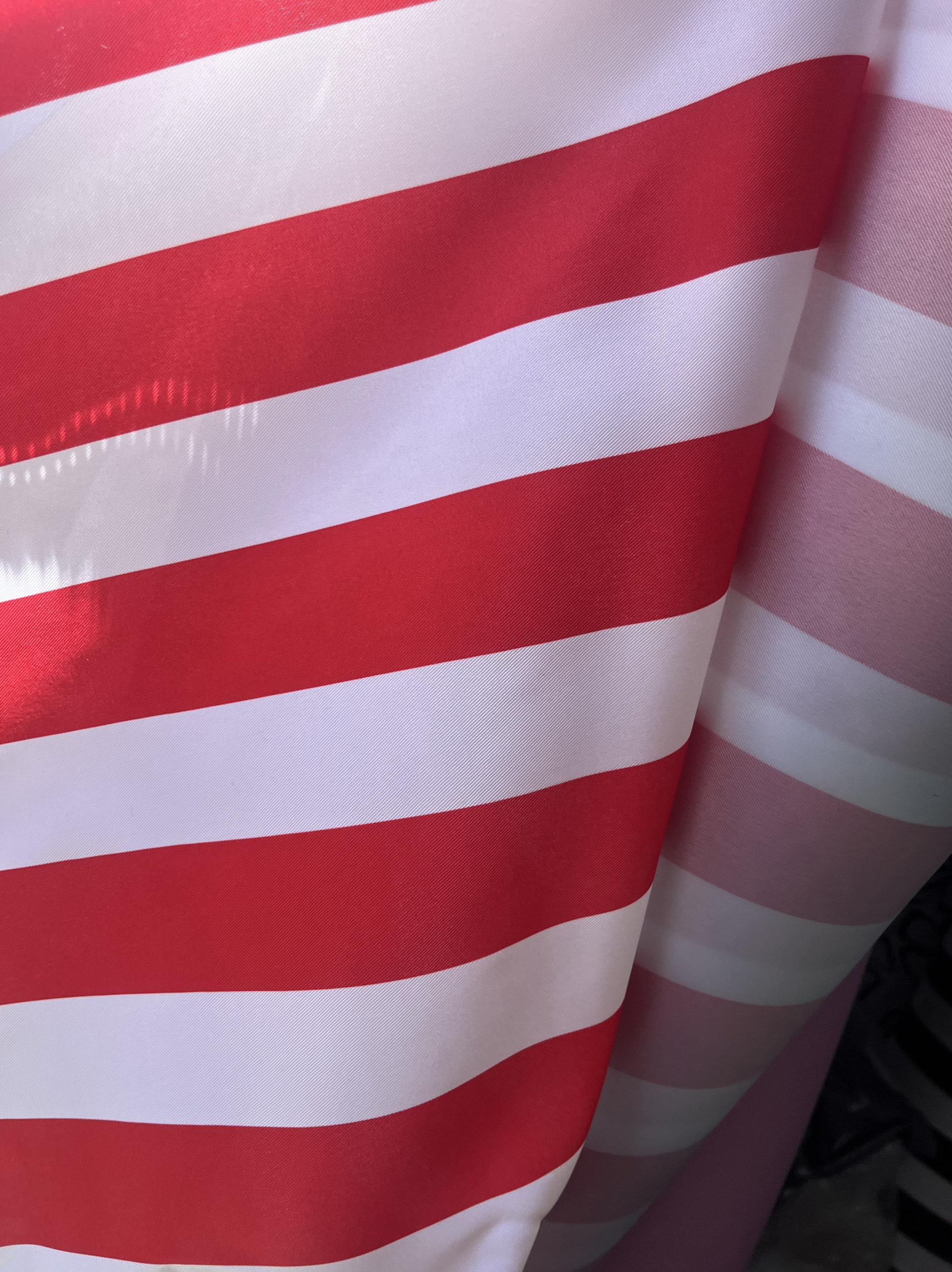 一米价全涤布印花大粗红白条纹布料5.5CM条纹牛津布遮阳防水,纺织面料/辅料/配套,纱卡,淘宝优惠券,粉丝福利购,淘宝优惠卷