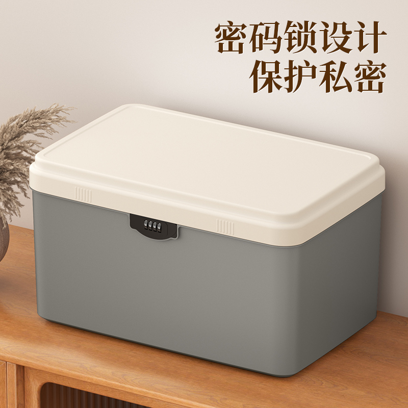 密码收纳箱家用车载整理盒