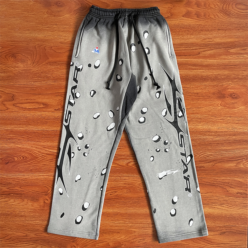 Hellstar Studios Sports Gel Pants 男女纯棉高街风休闲运动长裤