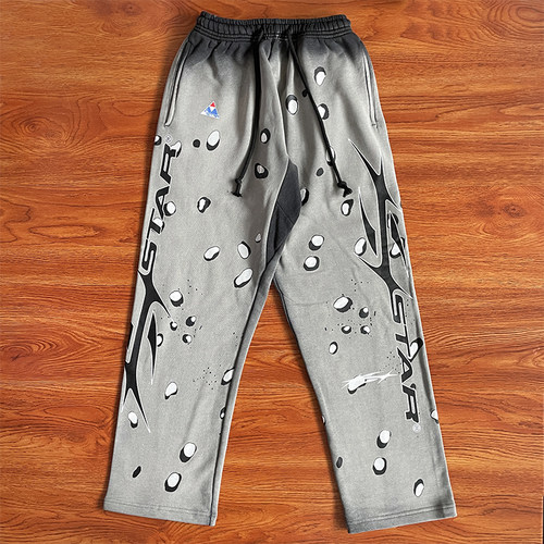 Hellstar Studios Sports Gel Pants 男女纯棉高街风休闲运动长裤