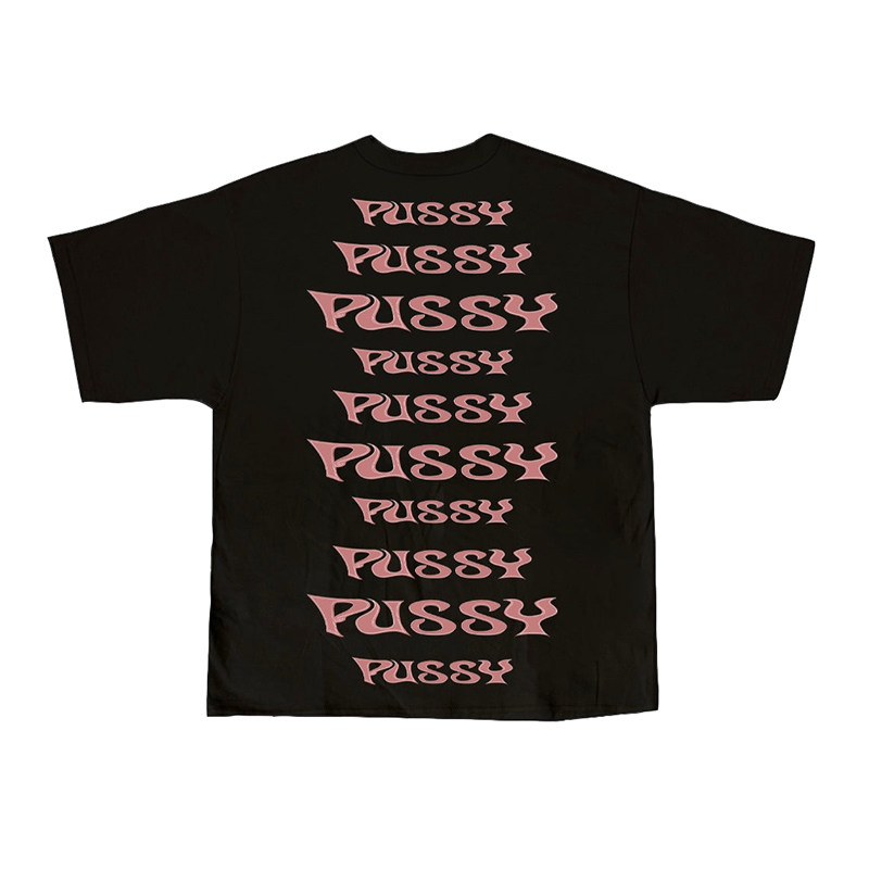 现货 Cold  Archive  Tonal Pussy T-Shirt 同色系貓咪T恤  纯棉