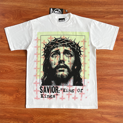 Hellstar Studios欧美风潮流人像印花短袖T恤