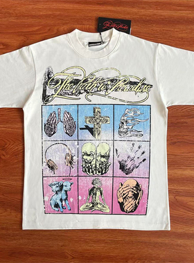 Hellstar Studios The Path to Paradise 复古风印花白色短袖T恤