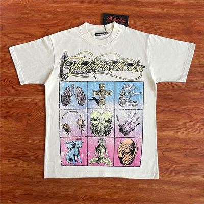 Hellstar Studios The Path to Paradise 复古风印花白色短袖T恤