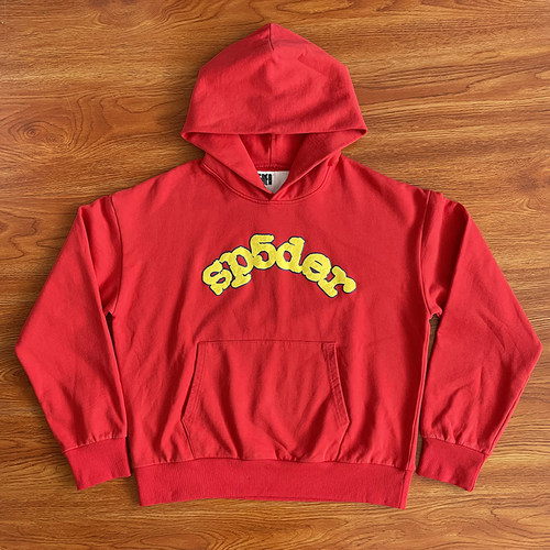 Sp5der 555555 Hoodies  字母印花男女休闲连帽卫衣