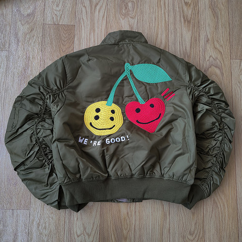 Kanye 菲董同款 CPFM.XYZ WE'RE GOOD!  樱桃 刺绣夹克