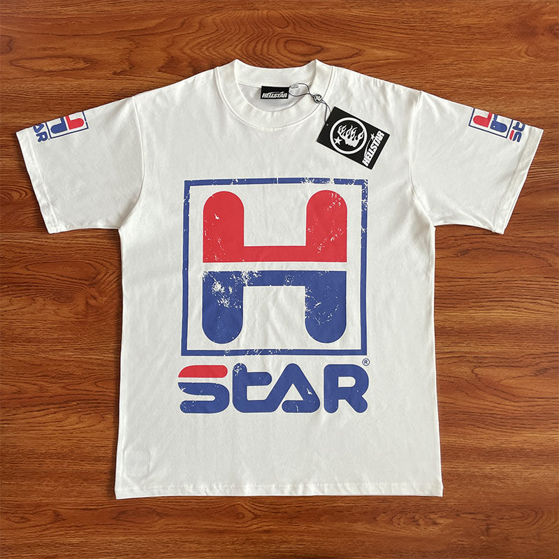 Hellstar Studios 复古H星标休闲短袖T恤