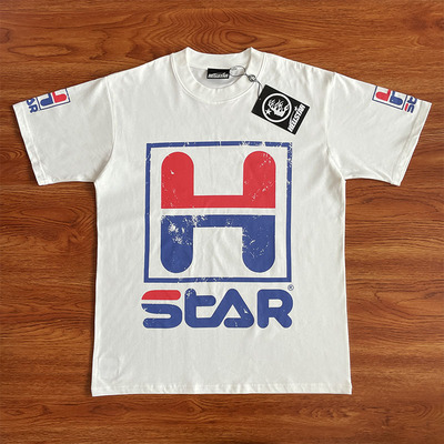 Hellstar Studios 复古H星标休闲短袖T恤