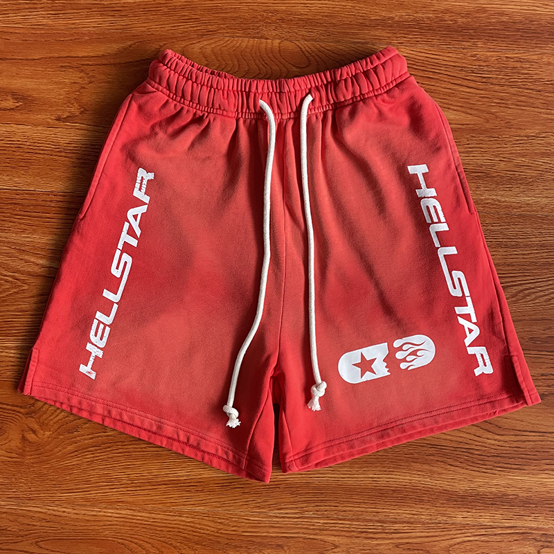Hellstar Studios Sports Flame Shorts 休闲运动男女洗水短裤