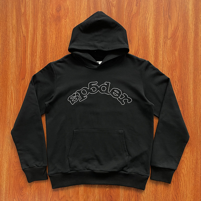 Sp5der 555555 Hoodies  字母刺绣款男女休闲连帽卫衣
