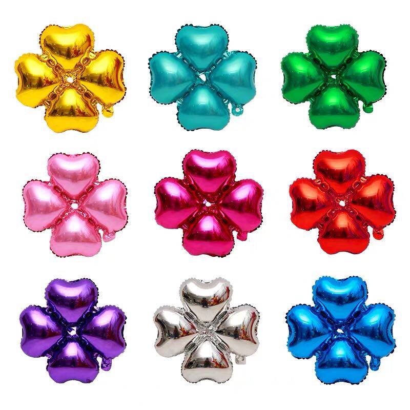 四叶草铝膜气球节日开业庆典活动生日结婚礼拱门装饰布置