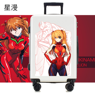 动漫箱包eva周边男孩行李箱登机箱旅行箱子学生密码箱男生拉杆箱