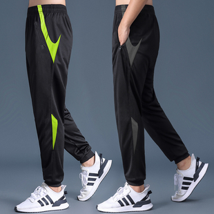 速干透气宽松跑步训练户外篮球健身休闲束脚长裤 薄款 男夏季 运动裤