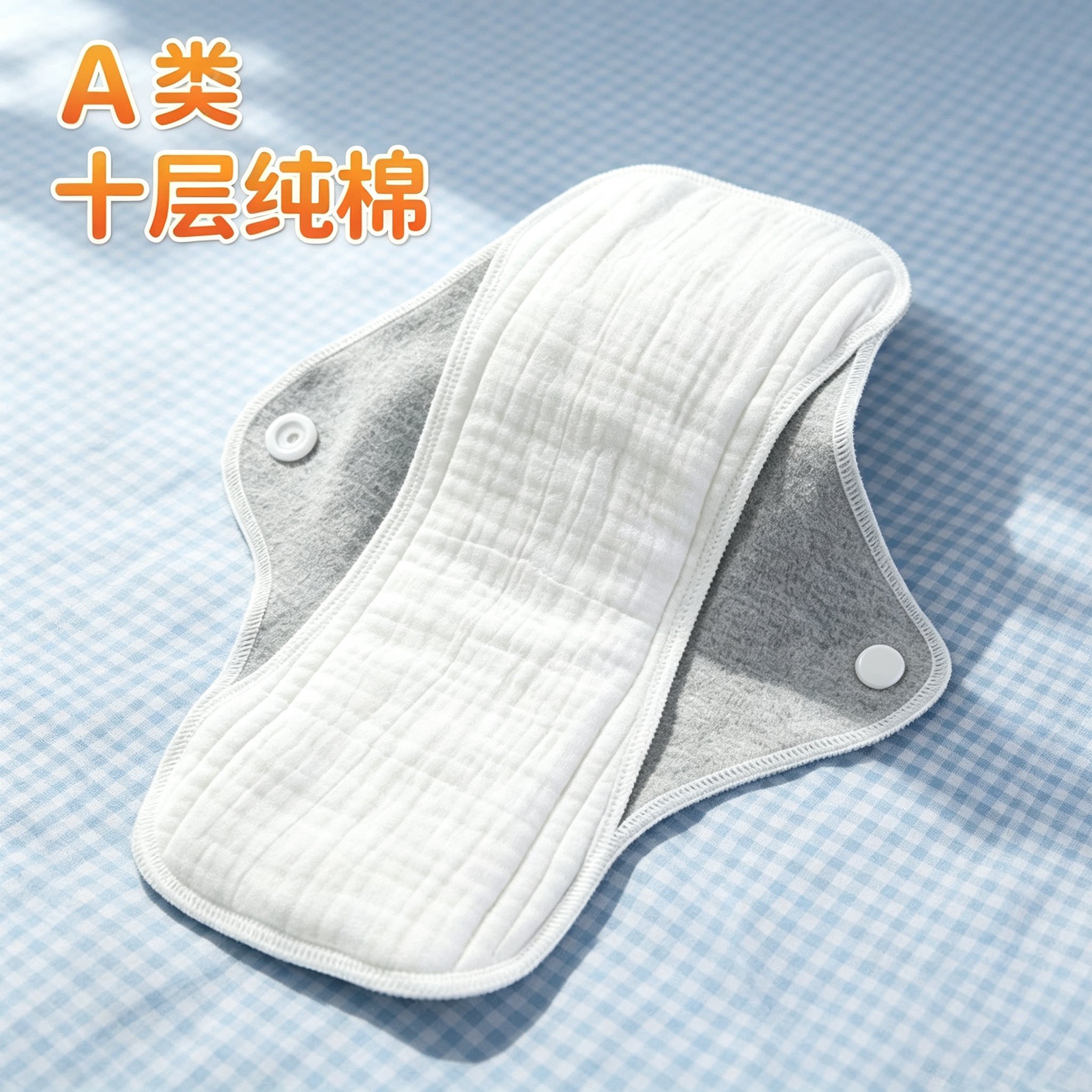 老人漏尿专用全棉内裤女性纯棉护卫生巾